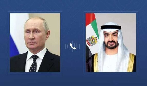 روسی صدر کا اماراتی ہم منصب س